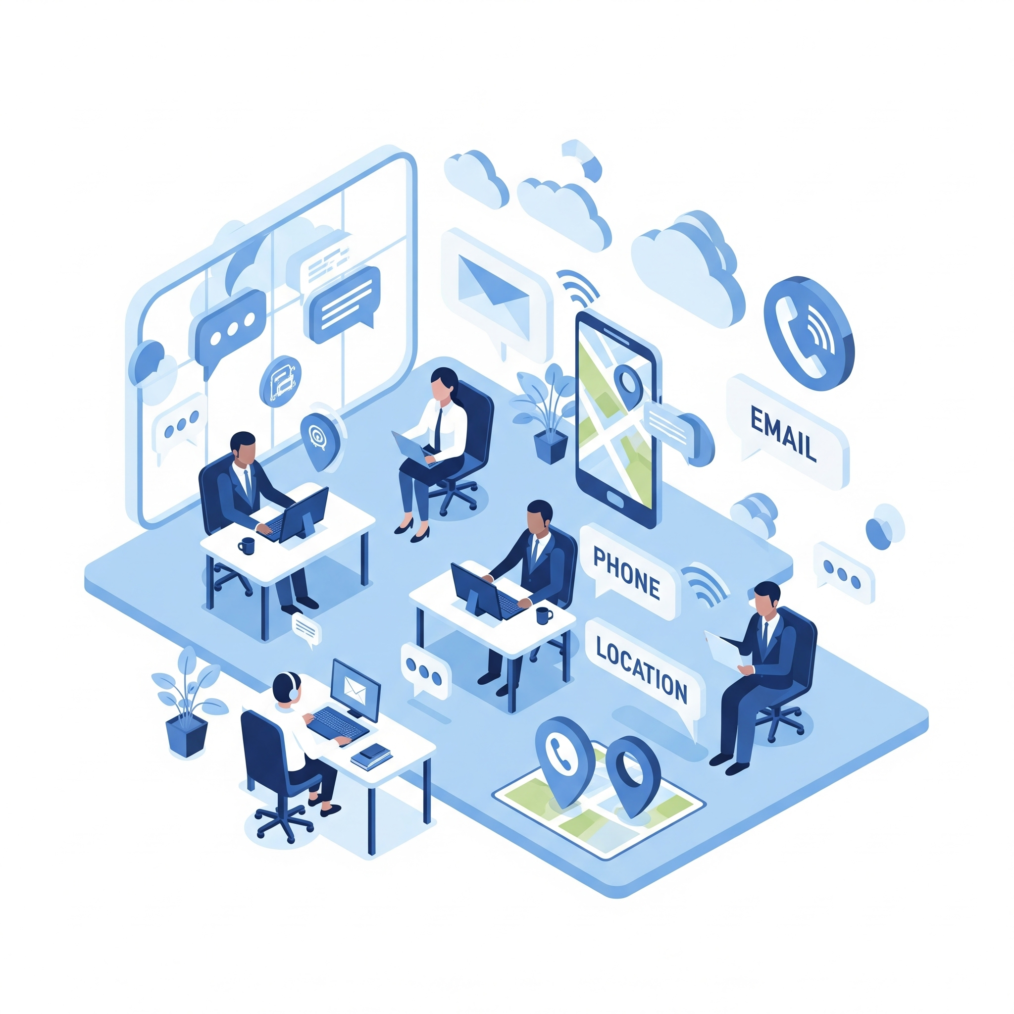 Contact Illustration